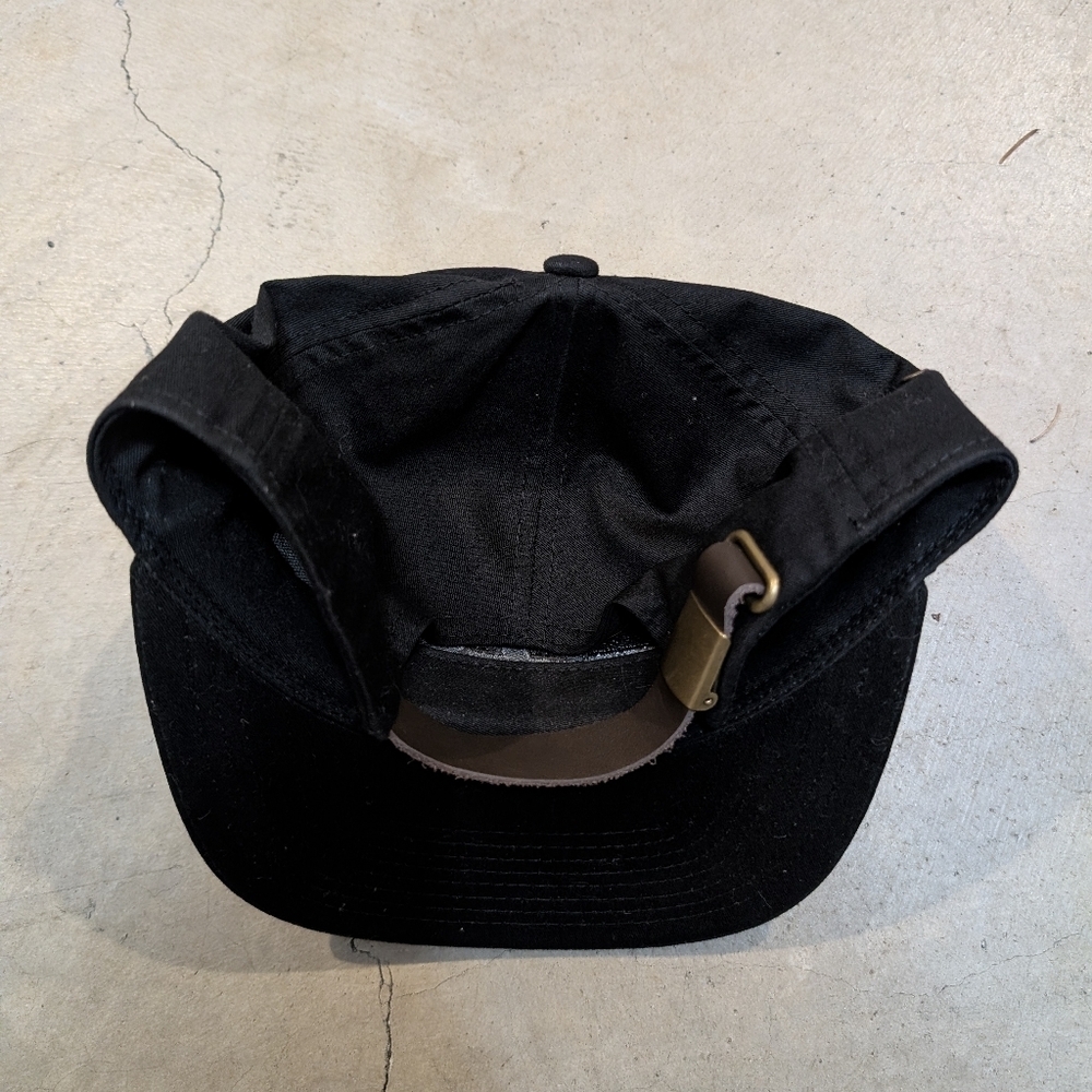 TR Transition 5 Panel Hat Black Strap Back Unisex - Picture 4 of 4